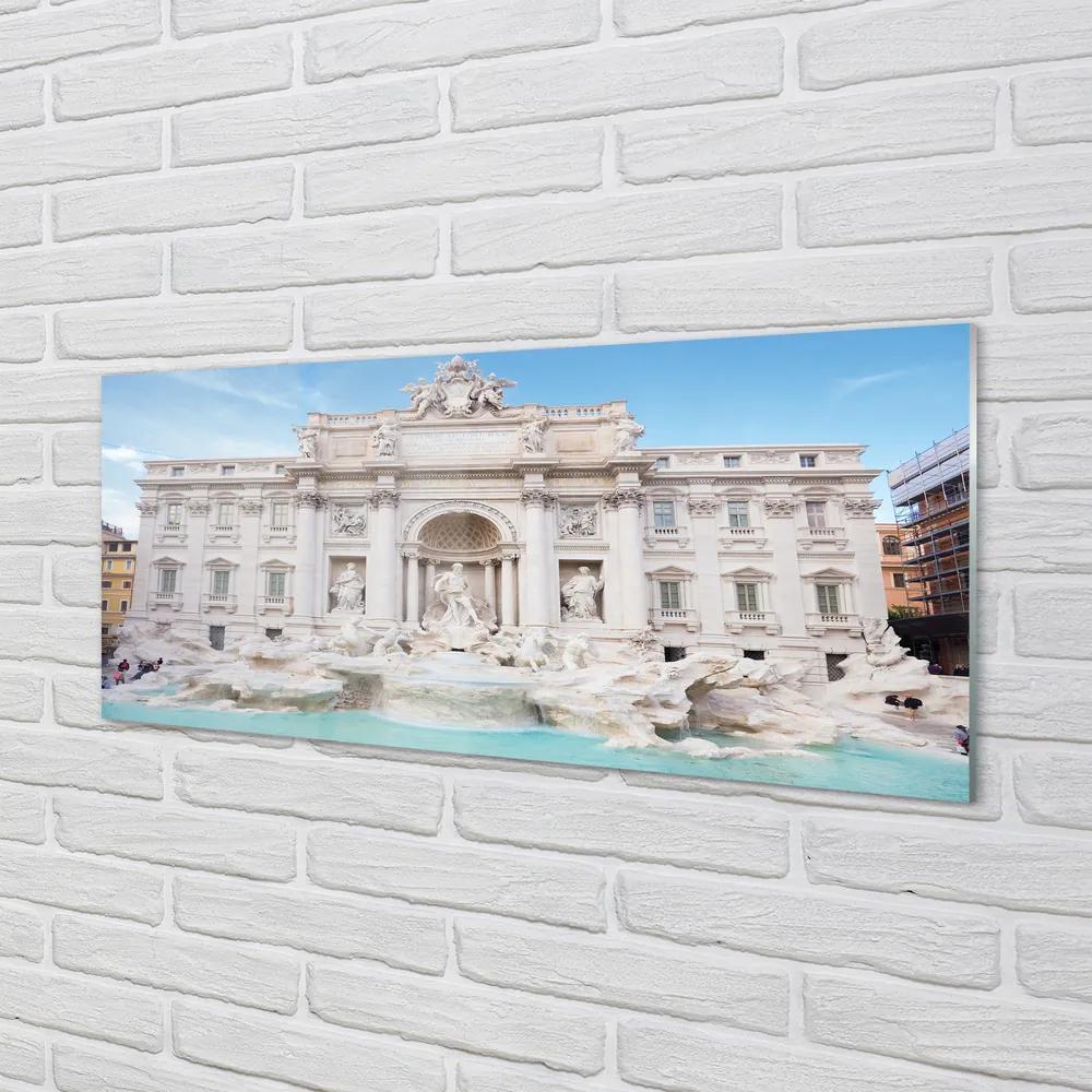 Obraz na akrylátovom skle Katedrála rome fountain 120x60 cm