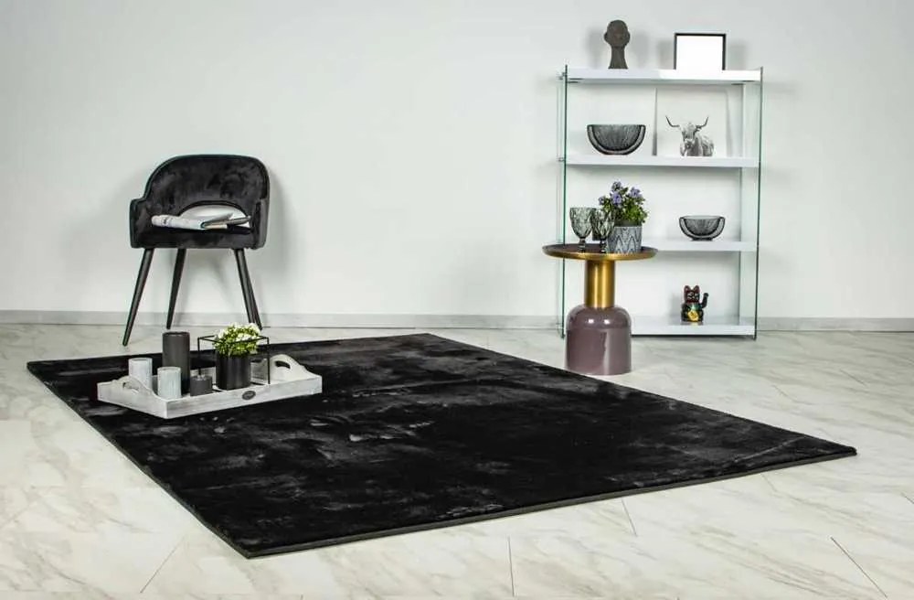 Lalee Kusový koberec Paradise 400 Black Rozmer koberca: 160 x 230 cm