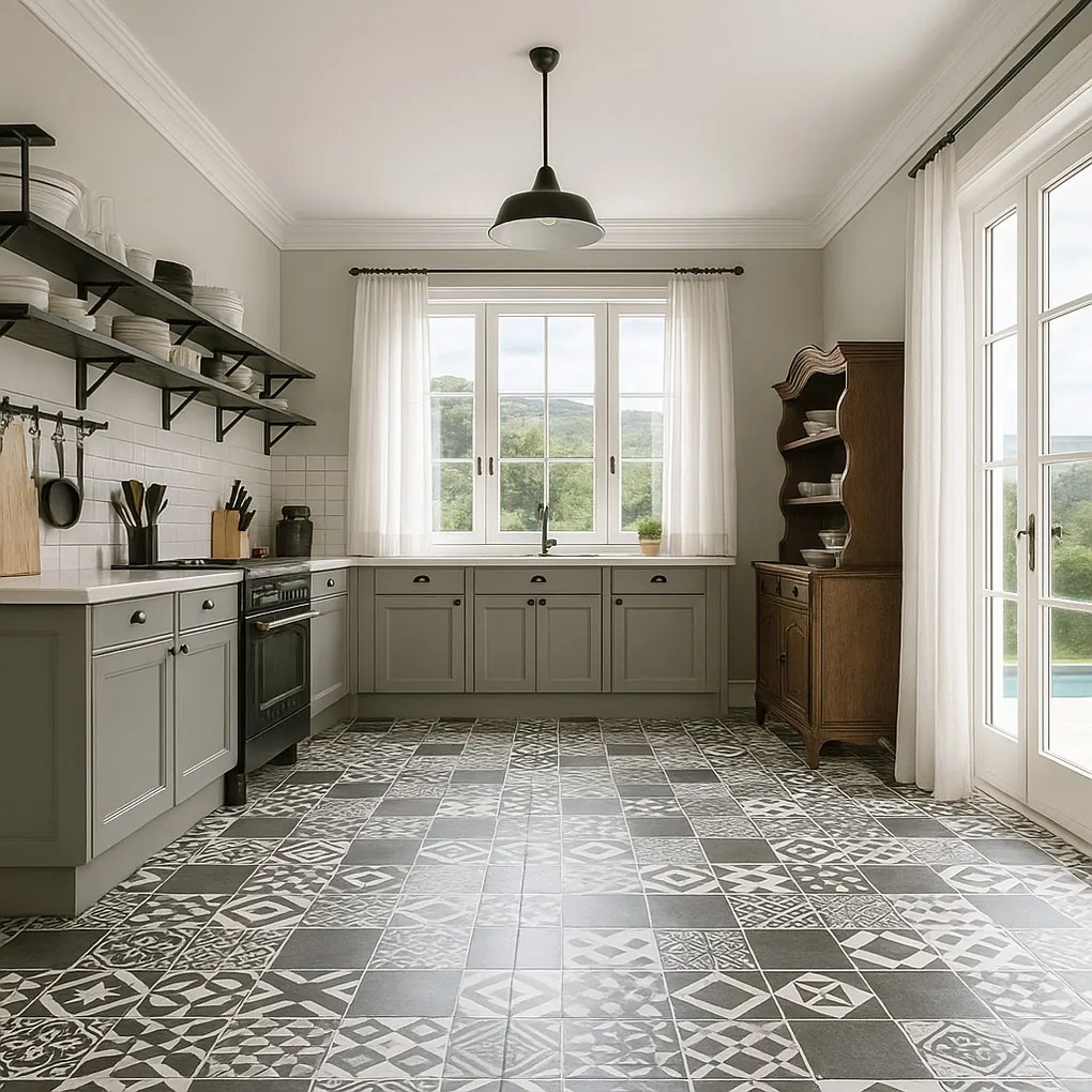 PVC podlaha - lino Livitex 2608, na mieru, šíře 3m,4m, šedá, filc, chodba / predsieň, Beaulieu International Group