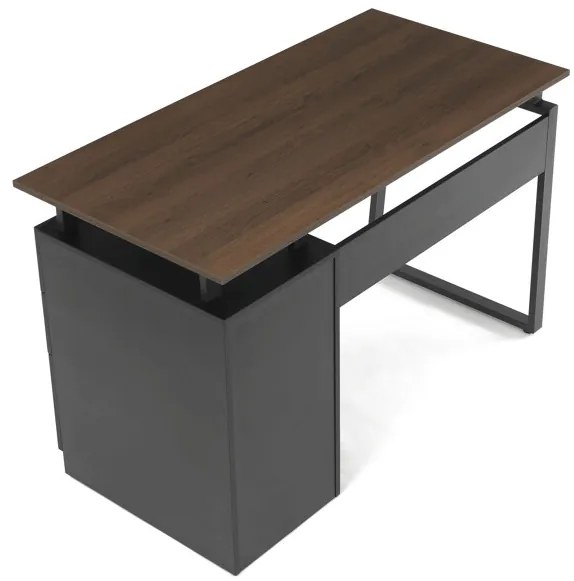 Autronic BONTEC Kancelársky stôl 120x60cm, melamín, dub, APC-3218 OAK Farba: Hnedá