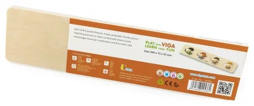 Prvé puzzle s rúčkami Viga 44536 farby pleti