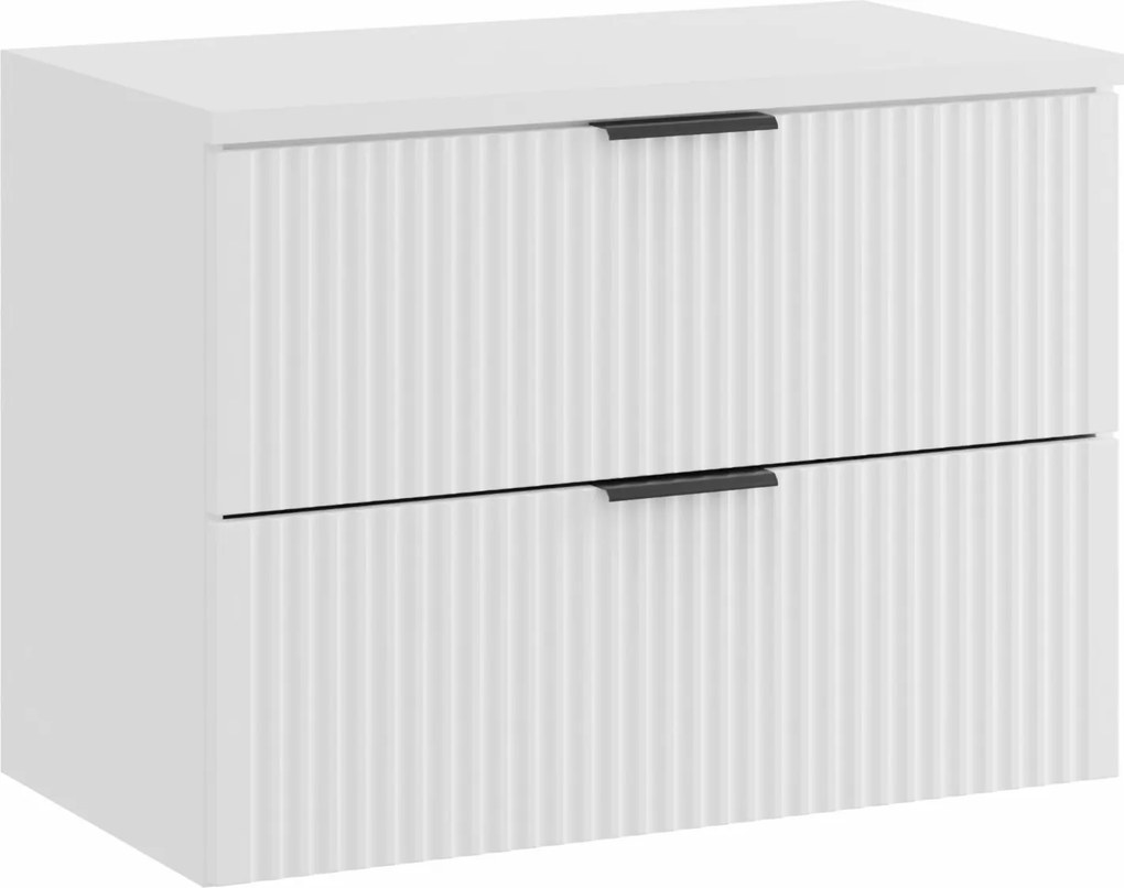 Comad Kúpeľňová skrinka pod doskové umývadlo Adel White SET-ADW B 80 biela