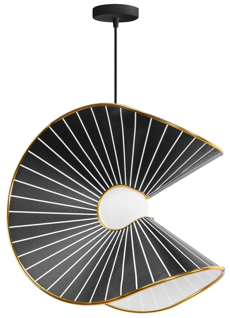 Toolight Toolight, stropné svietidlo 1xG9 APP1500-1CP, čierna-zlatá, OSW-04120