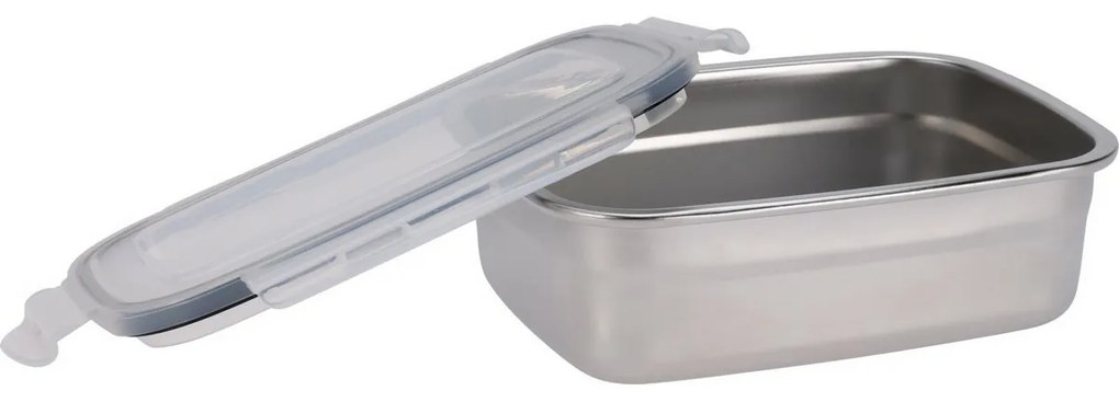Excellent Houseware Nerezová nádoba s plastovýmviečkom 750 ml, 0,75 l