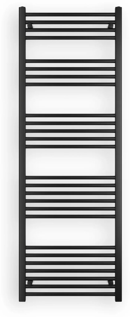 Erga Puerto, vykurovacie teleso 1700x600 mm, 820W, čierna matná, ERG-LAV-GRZE-BK-60170