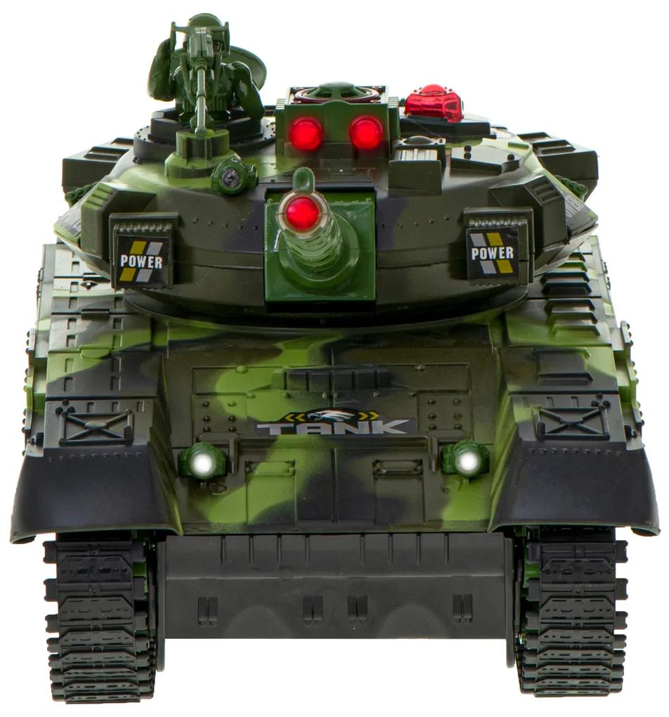 KIK RC Veľký vojnový tank 9995 veľký 2,4 GHz zelený