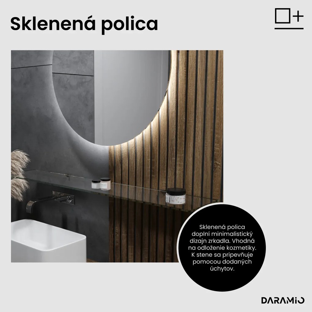 Atypické zrkadlo s LED osvetlením G9