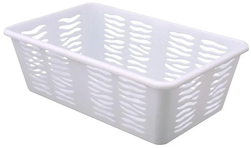 Košík  Zebra biely