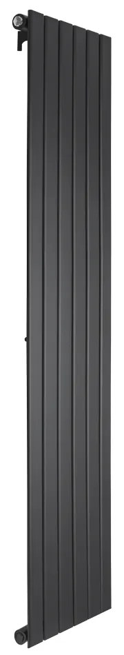 Gamma Gamma, vykurovacie teleso 452x1600mm, čierna matná, GMA-GRZE-L-ST-1600452-BK