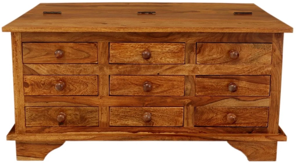 furniture-nabytek.cz - Drevený stôl konferenčný s 9 zásuvkami 90x60x45