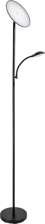 Rabalux 74084 - LED stmievateľná stojacia lampa HALINA 23W/230V 3000/4200/6500 čierna