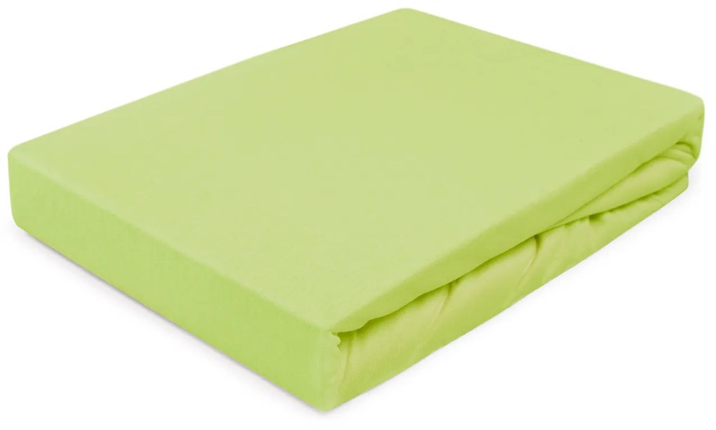 JERSEY PRESTIERADLO 034/210 200X220 CM ZELENÉ