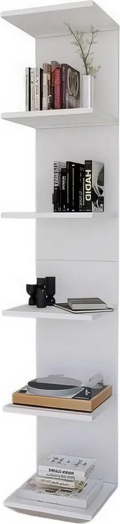 Nástenná knižnica MELANA, biela