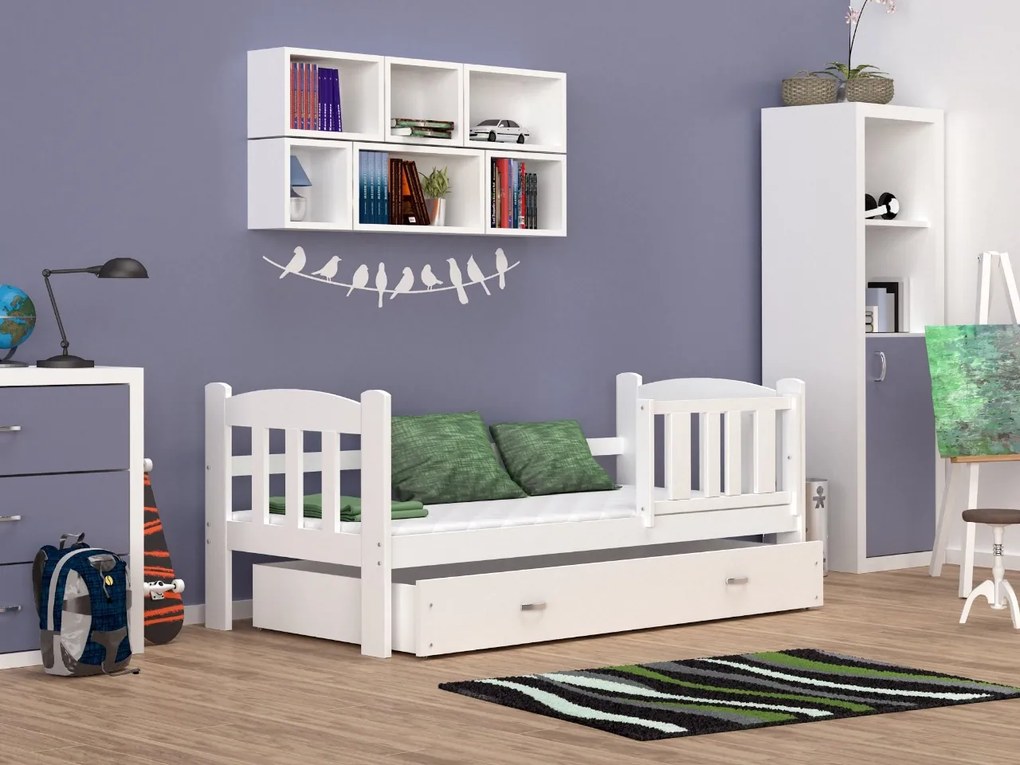 GL Tedi 160x70 Biela detská posteľ