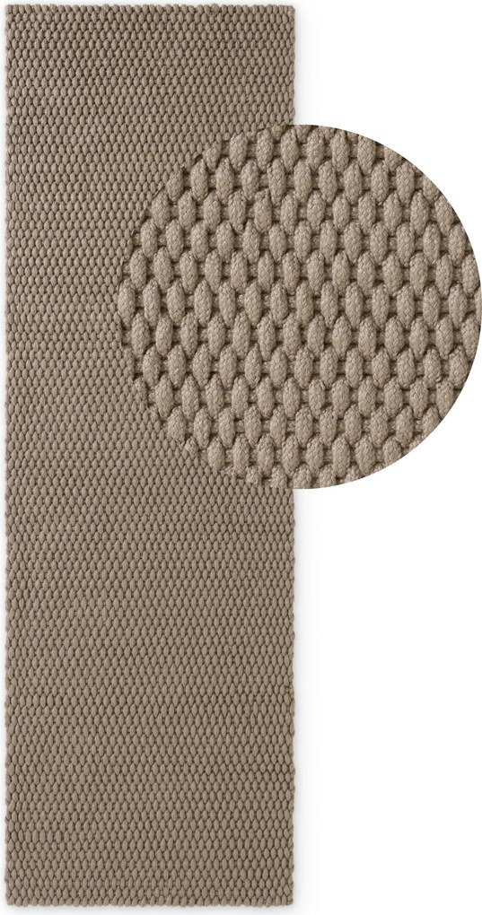 Ted Baker, Behúň Ted Baker Southwark 106406 Beige Grey, 80x250, béžová, chodba / predsieň