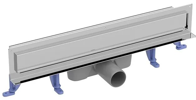 Cersanit Tako, nerezový odtokový žľab na stenu 50cm, nerez, S907-016