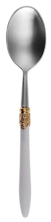 Príborový set 30 ks - Gaya Exeter Gold Ring biely - 133168