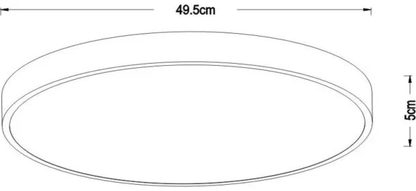 Lucide 79185/50/02 - LED Stm. stropné svietidlo UNAR LED/36W/230V zlatá