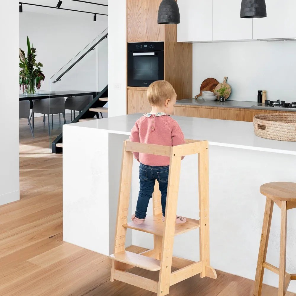 Bambusová učiaca veža v prírodnej farbe – Roba