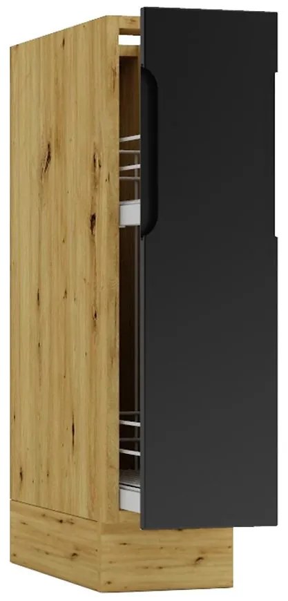 Kuchynská skrinka Cosmo Isabel D20 Cargo+Kôš Mocca Grey/Dub Artisan