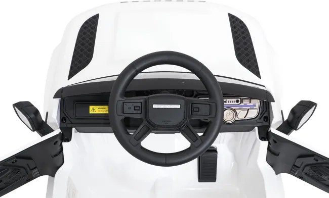 Elektrické autíčko Land Rover Defender biele