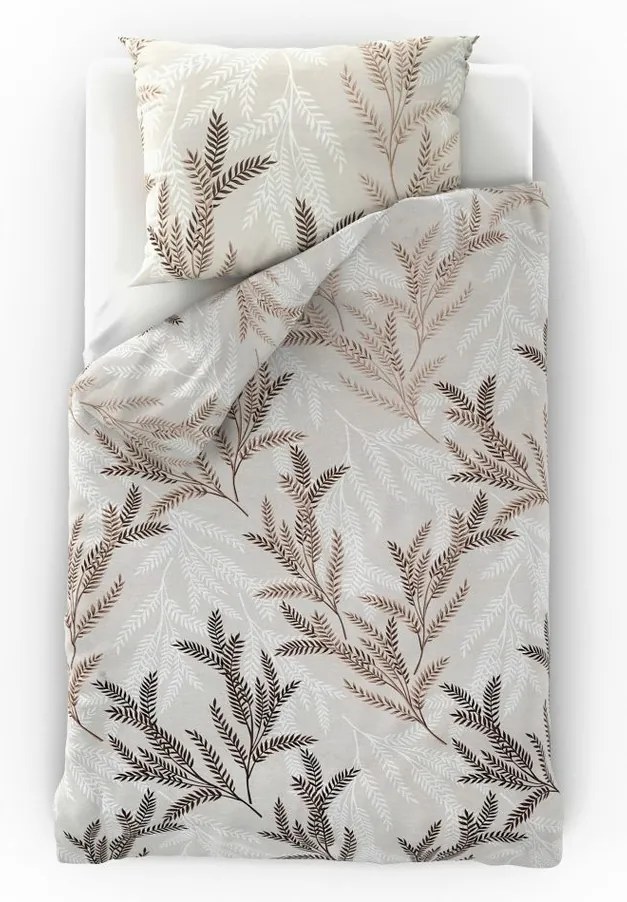 Kvalitex Saténové obliečky Luxury Collection Oksia béžová, 140 x 220 cm, 70 x 90 cm