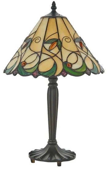 Endon 64195 - Stolová lampa Tiffany JAMELIA 1xE27/60W/230V priemer 31 cm