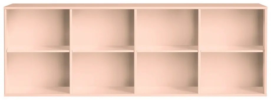 Svetloružová závesná knižnica 176x61x42 cm Mistral – Hammel Furniture