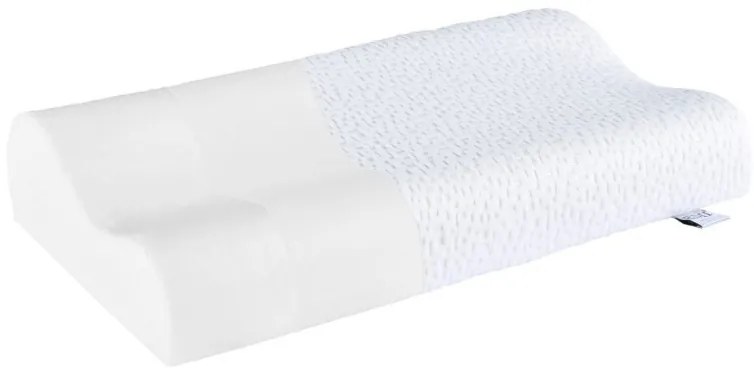 Anatomický vankúš Memory White 31x50x11 cm EMI, Anatomický vankúš