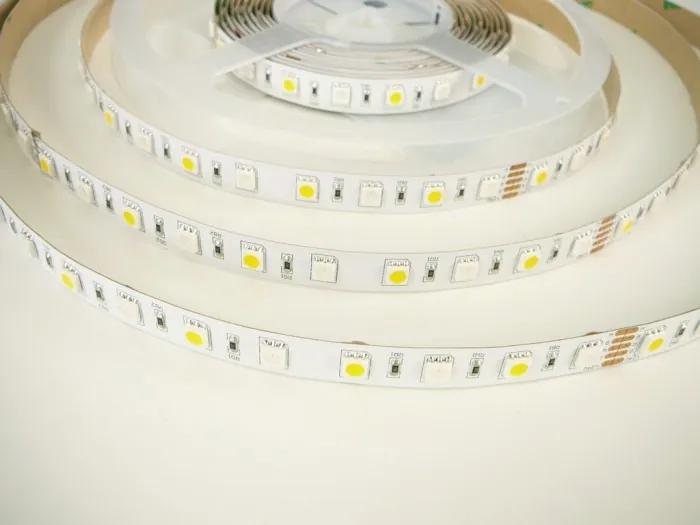 T-LED RGB LED pásik + teplá bielá14,4W bez krytia 24V