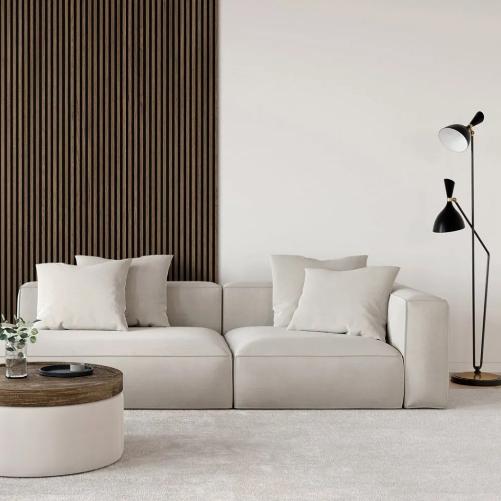 Akustický panel ACOUSTIC LINE - ezotica | čierna, 2650 x 245 x 22 mm, lamely MDF + FINISH FOLIE, akustický podklad FILC