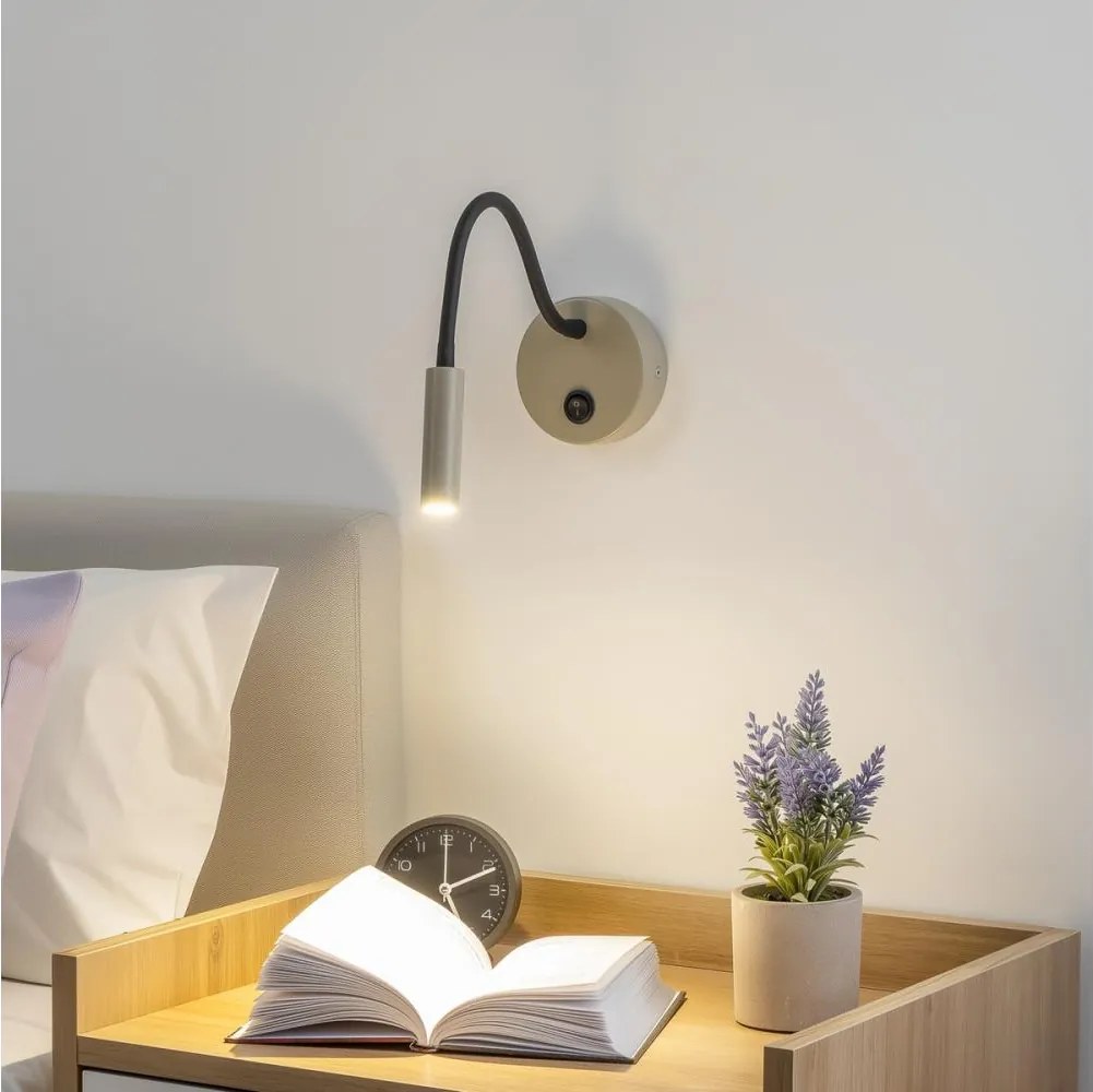 Brilagi - LED Flexibilná nástenná lampa MAYA LED/3W/230V 4000K béžová