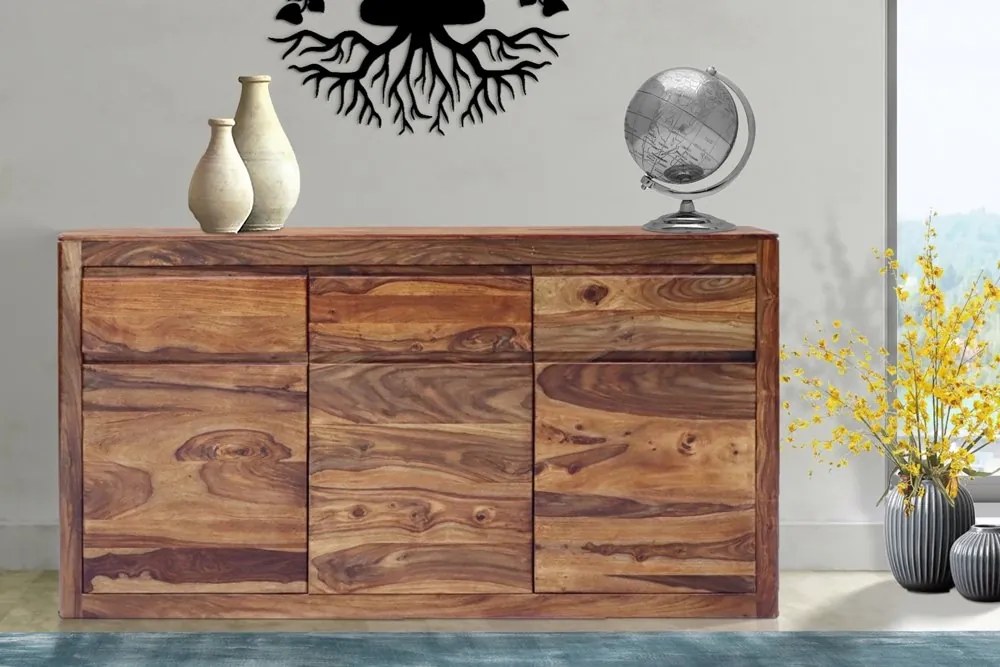 furniture-nabytek.cz - Komoda s hlbokými zásuvkami z dreva palisander 160x90x45