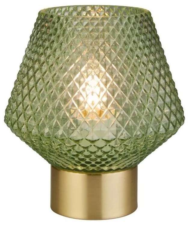 Searchlight Searchlight EU700470 - Stolná lampa RETRO 1xE27/7W/230V zelená SR0224