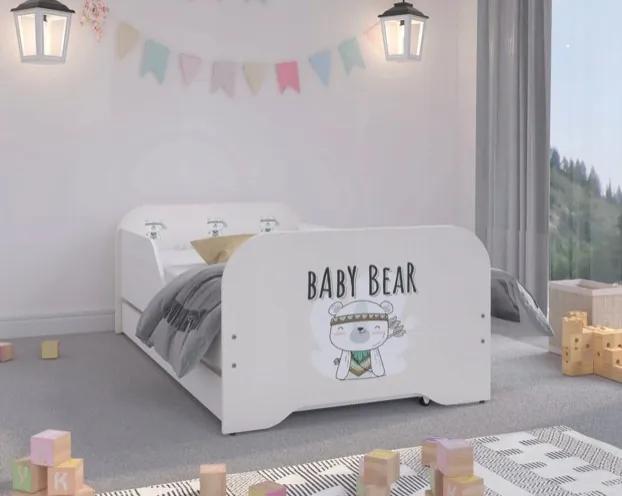 Očarujúca detská posteľ  140 x 70 cm baby bear
