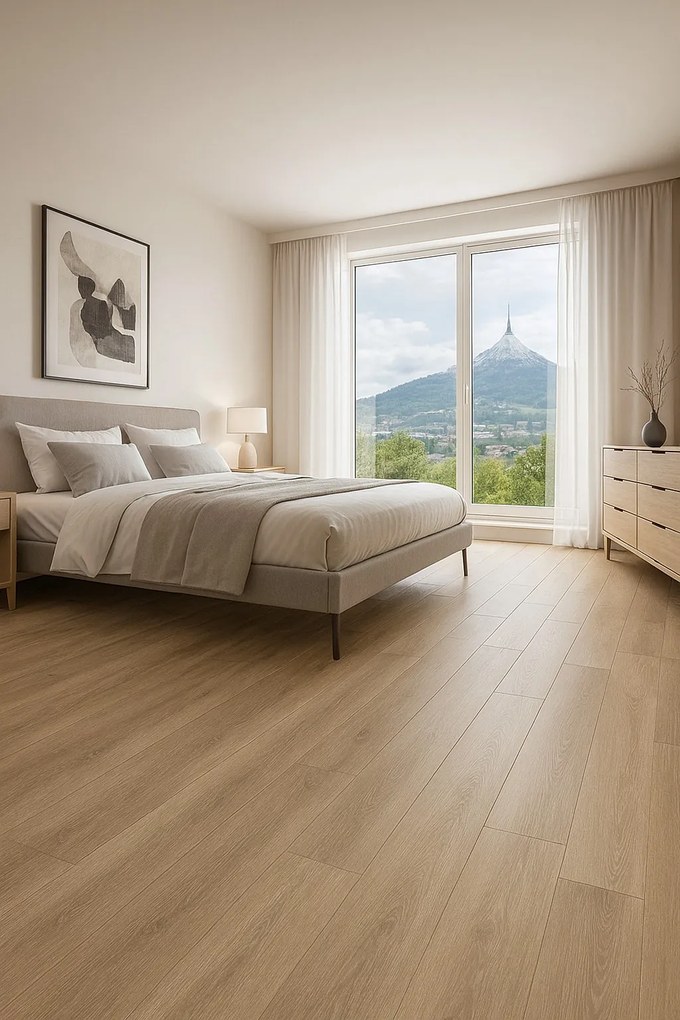 PVC podlaha - lino Livitex 2621, na mieru, šíře 3m,5m, béžová, filc, chodba / predsieň, Beaulieu International Group