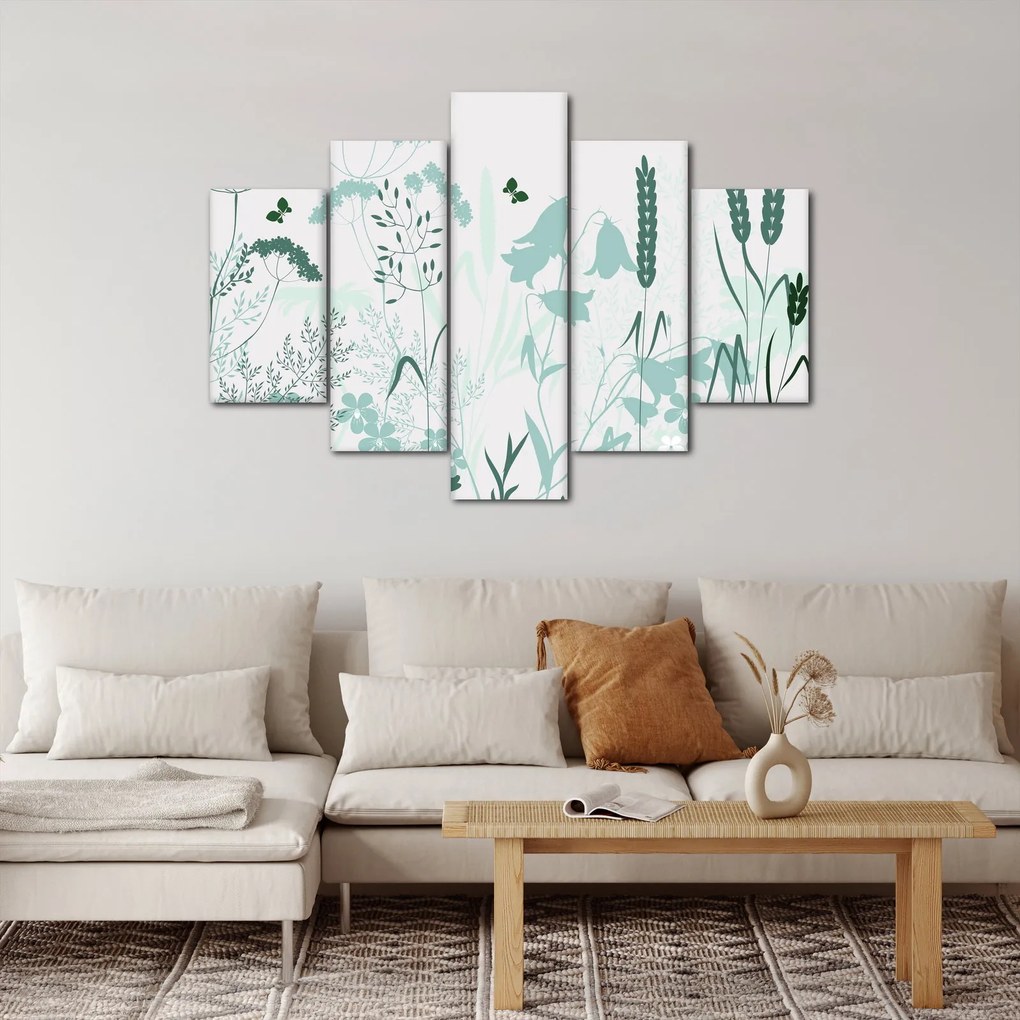 Obraz - Lúka vektor (150x105 cm)