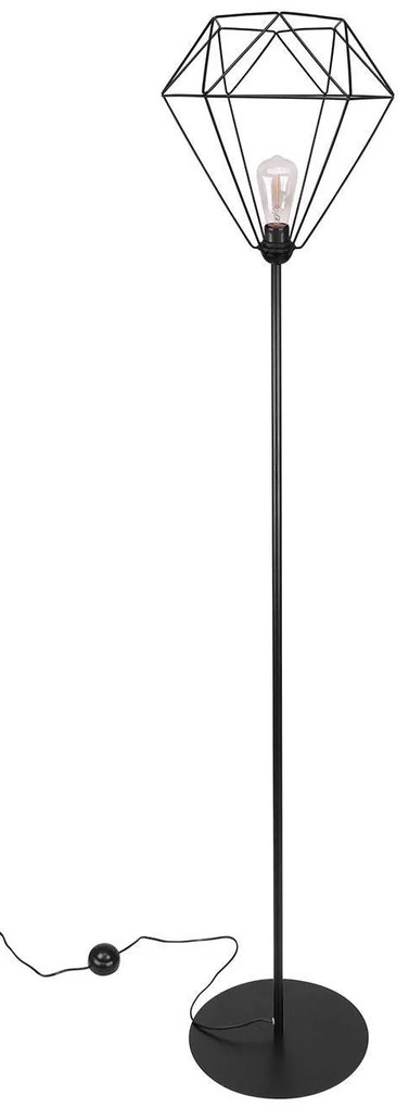 Stojacia lampa Fusion, 1x drôtené tienidlo (výber zo 4 farieb), d