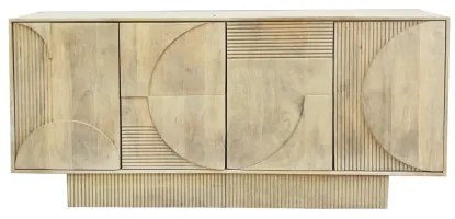 Komoda 46800 170cm Art Deco Drevo Mango Biela - Komfort-nábytok