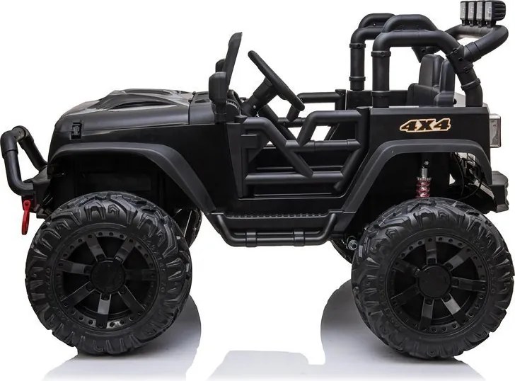 LEAN CARS Jeep JC666 batéria auto čierna lakovaná