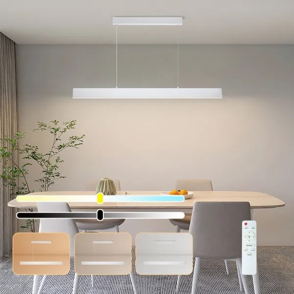 Brilagi - LED Stmiev. luster na lanku SLIMLINE LED/40W/230V 3000-6000K biela + DO