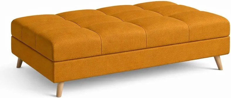 Podnožka v horčicovej farbe Ariella - Ropez