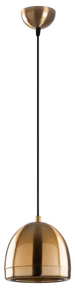 Závesné svietidlo v bronzovej farbe s kovovým tienidlom ø 17 cm Mugo – Opviq lights