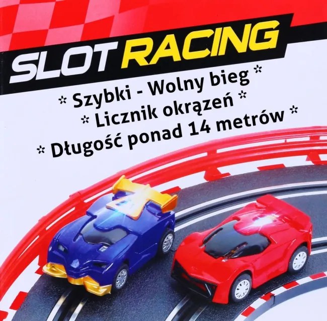 Pretekárska dráha SLOT RACING 14 m