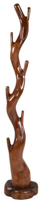 Vešiak z exotického dreva v prírodnej farbe Suar – Deco Pleasure