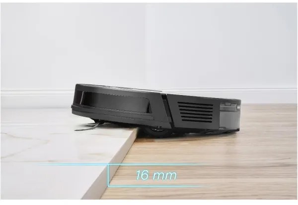 Sencor-Robotický vysávač s mopom 2v1 16W/2600 mAh Wi-Fi čierna + diaľkové ovládanie