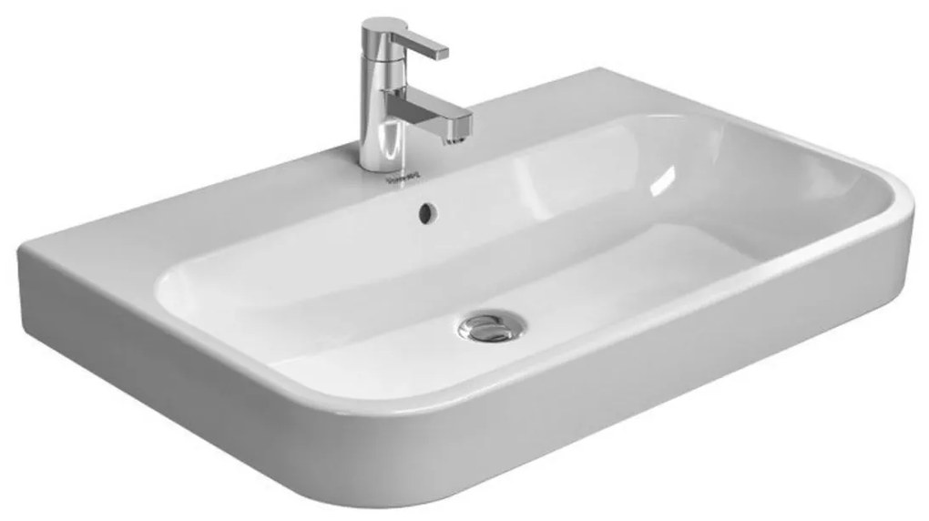 Umývadlo Duravit Happy D.2 80x50,5 cm otvor pre batériu uprostred 2318800000