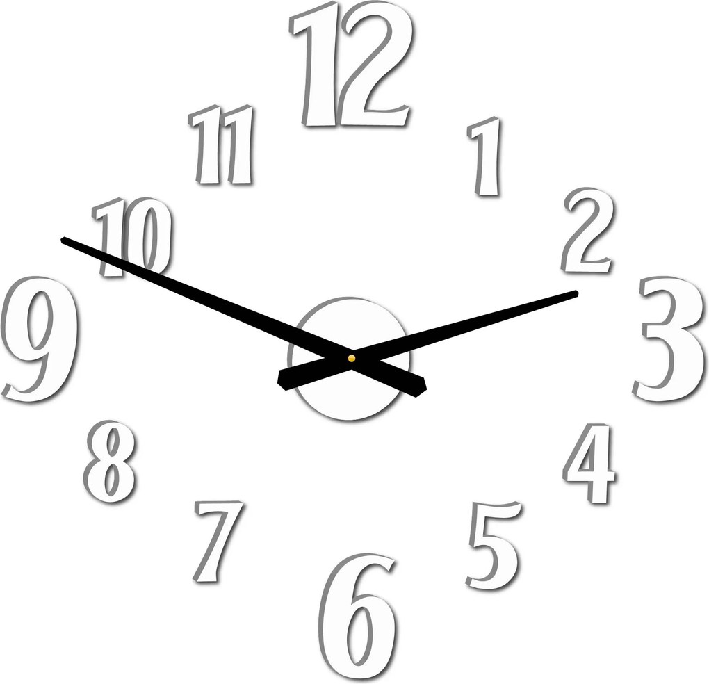 SENTOP | Moderné nalepovacie hodiny na stenu | Sentop 12P024-Wall clock HEU- analógové