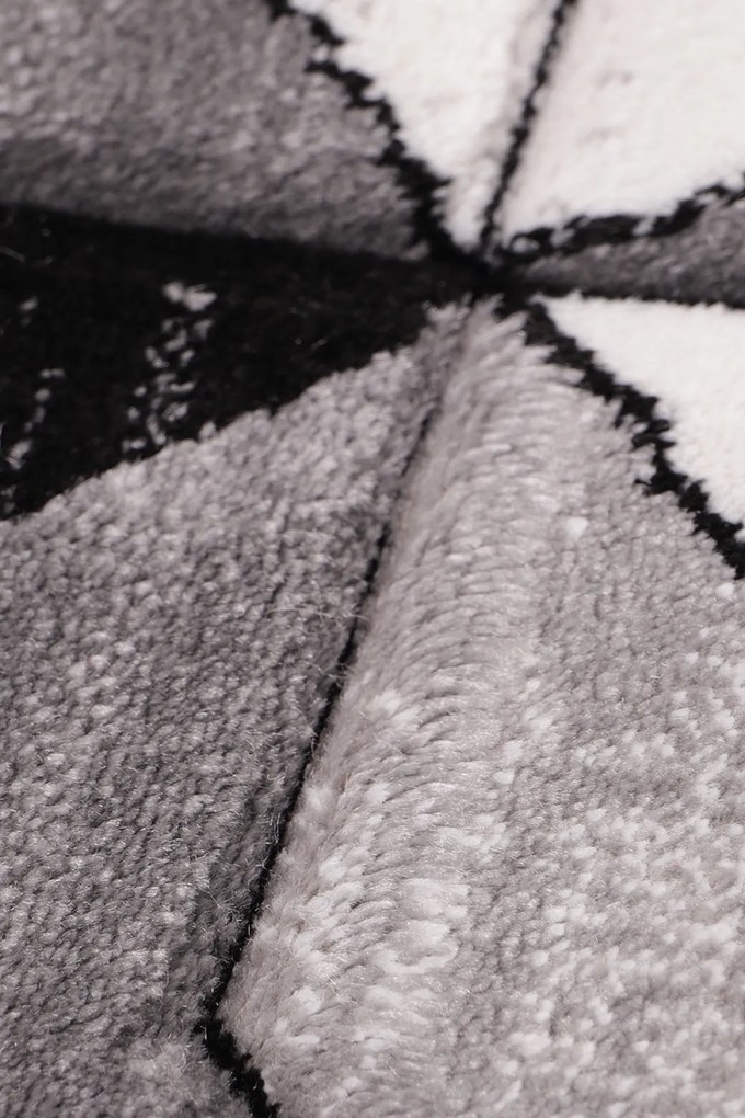 Koberec Cosmic Carving 5103 GREY rozmery koberec: 120x170 cm