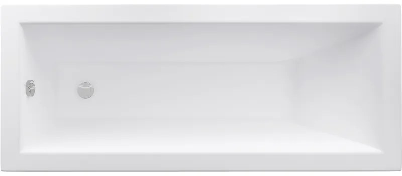 Mexen Cube, akrylátová vaňa 160x70 cm, biela, 55031607000